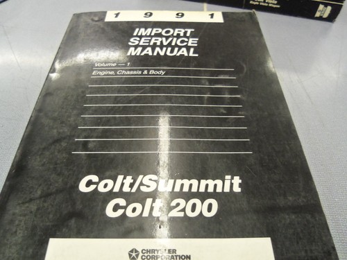 1991 dodge colt 200 - dodge, eagle
