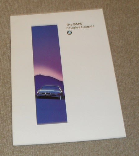 Bmw series coupe brochure - bmw, 8