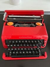 Olivetti Valentine Red Typewriter with Case 