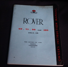 ROVER 60 75 90 105 OWNERS