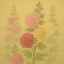 HOLLYHOCKS DOUBLE MIXED SEEDS