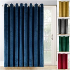 Crushed Velvet Door Curtain