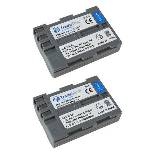 Battery 2000mah for nikon - 2x,
