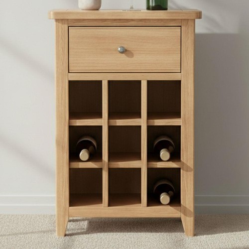 Solid oak open wine - oak, storage