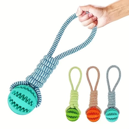 Dog ball rope chew toys - ball, a