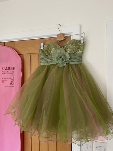 Sherri hill green pink short - sherri,