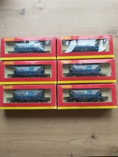 Hornby R6106 RAKE OF 6 ECC HOPPER WAGONS