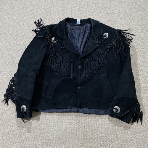 Vintage suede fringe jacket - fringe,