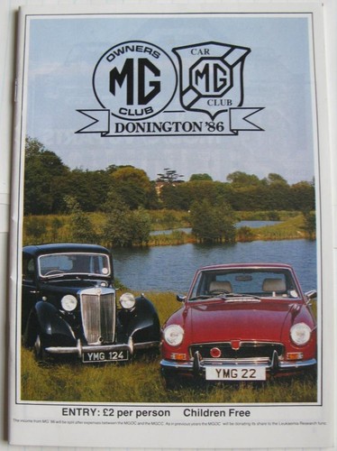 Donington 1986 owners club - 1986,