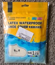  Outdoor  Latex Rain Boots Waterproof Shoe Cover Reusable Rain Protector