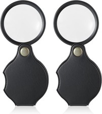 2 Pcs Small Magnifying Glass