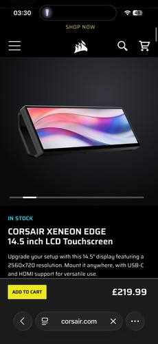Corsair xeneon edge lcd - corsair,