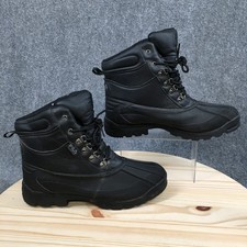 Fila Boots Mens 13 Weathertech Extreme WP Ankle Duck Boot 1SH40270-976 Black