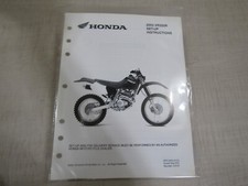 HONDA SET-UP INSTRUCTIONS 2002