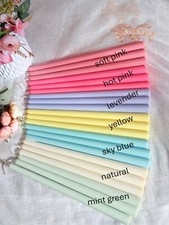 Tapered 30cm Long Tall Box of 4/6 Soy Wax Dinner Wedding Table Unscented Candles