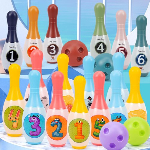Set bowling toys kids indoor - set,