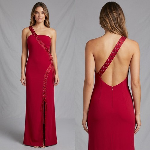 John charles red one shoulder - john,