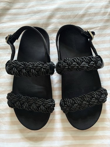 Top shop black rope detail