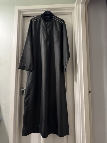 Men black thobe - /, jubba