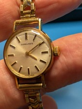 Ladies Longines 9ct Solid Gold