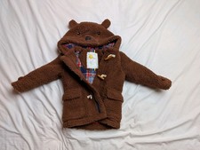 Mini Boden Bear Hooded Fleece
