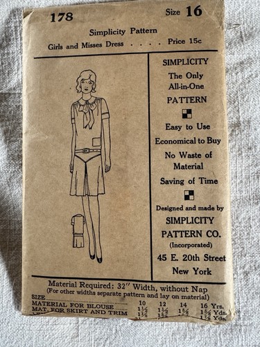 1920 dress pattern - dress,