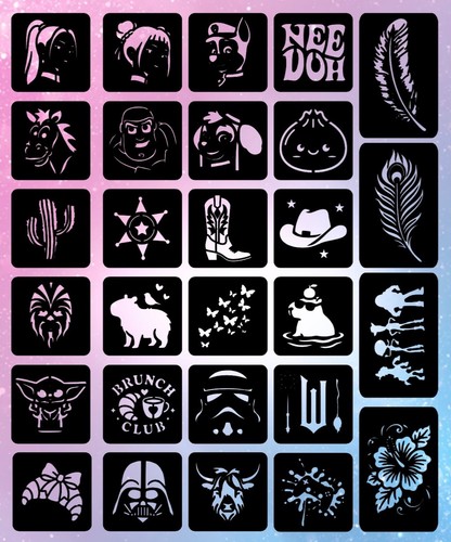 Temporary glitter tattoo - temporary,