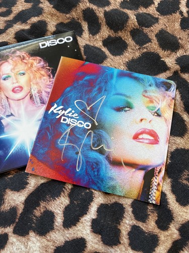 Kylie minogue signed disco - signed, cd
