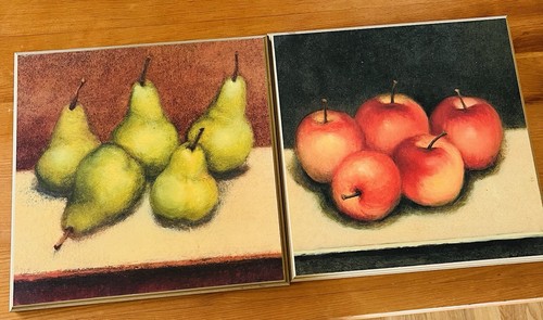 Pair vintage still life prints - still,