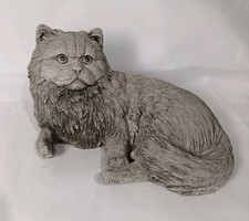 Heavy Stone Cat Garden Statue
