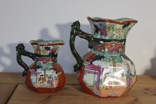 2 Masons Patent Ironstone Jugs