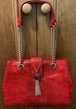 Mario Valentino tassel red