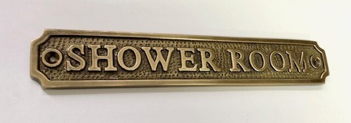 Shower room door - shower, sign