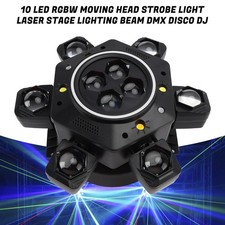 10 LED RGBW Moving Head Strobe