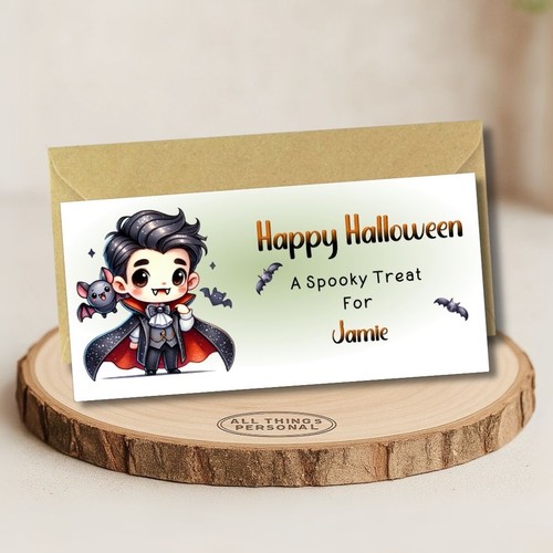 Personalised halloween money - personalised,