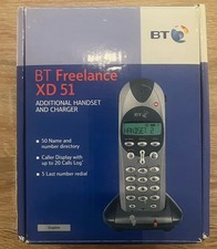 BT Freelance XD 51 Portable Handset Phone Set  Boxed
