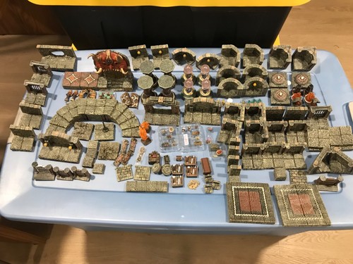 Dwarven forge painted - forge, used