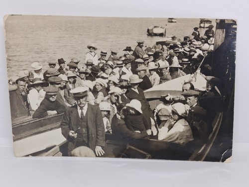 Vintage rppc postcard people - vintage,