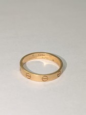 Cartier Love Ring 18ct Yellow Gold Small Model Size 57 