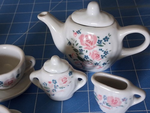 Vintage miniature porcelain - vintage,