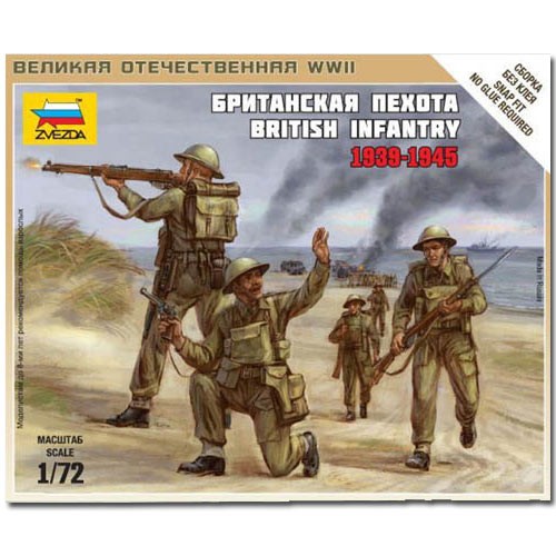Zvezda 6166 british infantry - 6166,