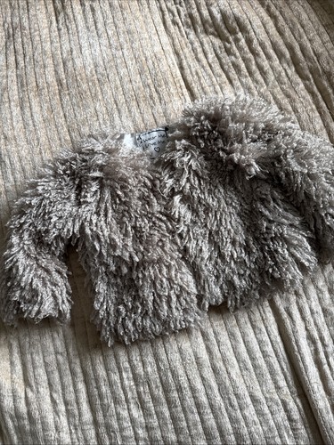 Matalan girls fluffy jacket - matalan,