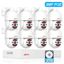 ANRAN 4K CCTV Security Camera System 8MP 2Way Audio POE Wired Home Outdoor