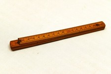 Vintage Wooden Folding Ruler