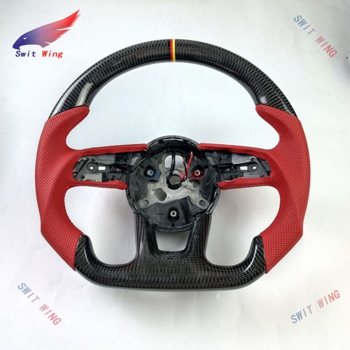 Leather carbon fiber steering - leather,