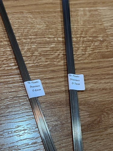 Stainless steel stems - stems, 0.6mm