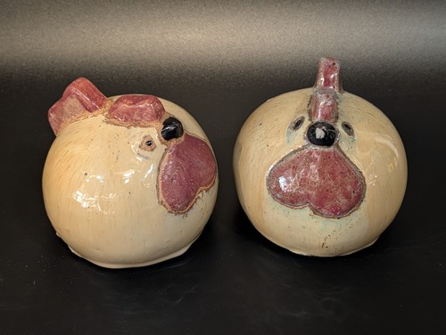 Pair decorative stoneware - decorative,