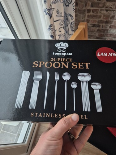 Cutlery spoon set 24piece - 24piece, new