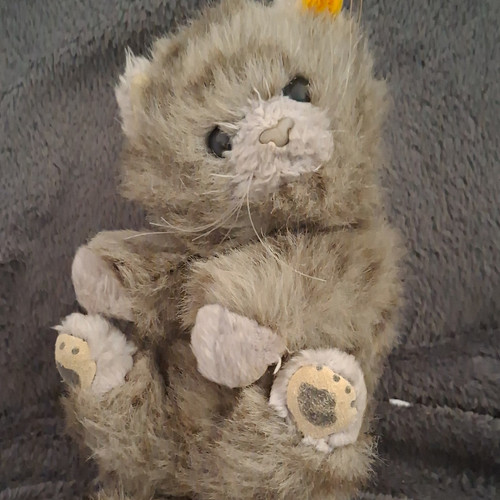 Steiff mini plush grey - plush, kitten