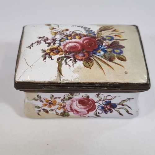 Antique 18thc bilston enamel - bilston,